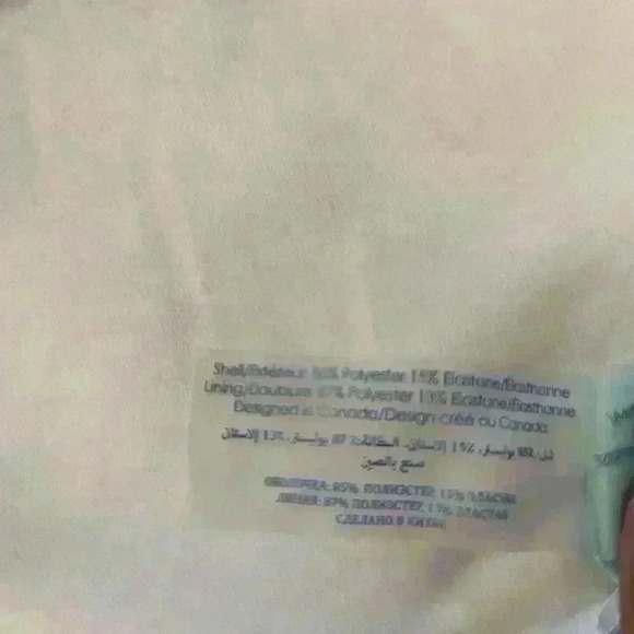 Tropic  Frill One Shoulder Ruffle Swimsuit in Aqua - size medium - Picture 6 of 6